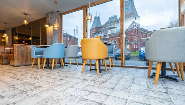 Colorful mountain landscape